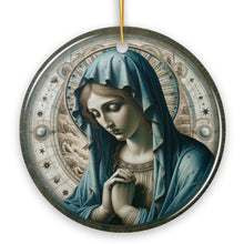 Carregar imagem no visualizador da galeria, Holy Madonna Virgin Mary in Prayer Ceramic Ornament, Religious Painting Souvenir And Decor
