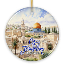 Carregar imagem no visualizador da galeria, Jerusalem Israel Classic Artwork Ornament, Jewish Souvenir and Gift
