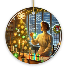 Carregar imagem no visualizador da galeria, Marie Curie Christmas Ornament, Physicist and Chemist Student and Teacher Gift
