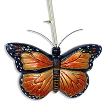 Carregar imagem no visualizador da galeria, Monarch Butterfly Glass Christmas Ornament

