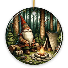 Carregar imagem no visualizador da galeria, Nordic Folk Gnome Forest Elder Ornament, Scandinavian Folklore Camping Tree Decor
