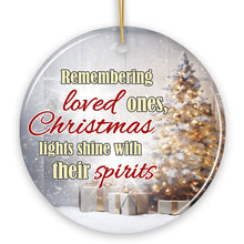 Carregar imagem no visualizador da galeria, Remembering Loved Ones on Christmas Ornament, Winter Elegance Gift
