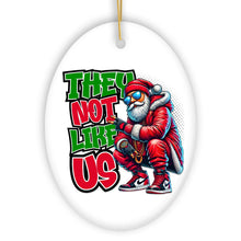 Carregar imagem no visualizador da galeria, They Not Like Us Swag Santa Ornament, Funky Winter Guardian for Christmas Gift
