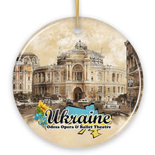 Load image into Gallery viewer, Ukraine Vintage City Artwork Ornament, Odesa Opera and Ballet Theatre Ukrainian Souvenir
