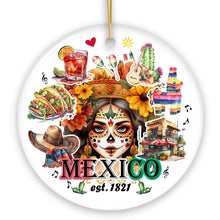 Carregar imagem no visualizador da galeria, Vibrantly Colorful and Cultural Mexican Traditional Christmas Ornament, Mexicano Gift and Souvenir
