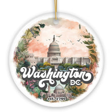 Carregar imagem no visualizador da galeria, Washington DC Vintage Capitol Building Ornament, United States Capital Gift Souvenir
