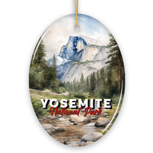 Carregar imagem no visualizador da galeria, Watercolor Painting of El Capitan in Yosemite National Park Ornament, for Christmas Souvenir

