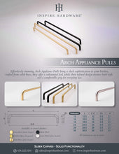 Carregar imagem no visualizador da galeria, Arch, Solid Brass Appliance Pulls
