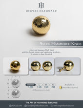 Load image into Gallery viewer, Astor Hammered Knob
