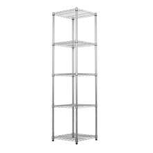 Load image into Gallery viewer, 18&quot; x 18&quot; x 72&quot; 5-Tier Wire Rack
