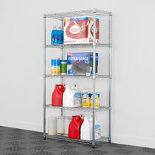 Load image into Gallery viewer, 14&quot; x 30&quot; x 60&quot; 5-Tier Wire Rack
