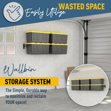 Carregar imagem no visualizador da galeria, Wall Bin Storage System for Garage or Shed Organization
