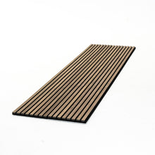 Load image into Gallery viewer, Posh Walnut Acoustic Slat Wood Wall Panels

