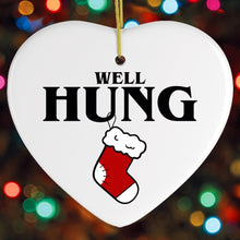 Carregar imagem no visualizador da galeria, Well Hung Funny Christmas Ornament
