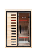 Load image into Gallery viewer, Peak Saunas Everest 2-Person Full Spectrum Infrared Sauna with XL Medical-Grade Red Light Therapy &amp; Smart WiFi App Control
