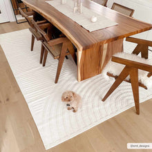 Load image into Gallery viewer, Deron White Washable 3D Rug
