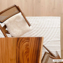 Load image into Gallery viewer, Deron White Washable 3D Rug
