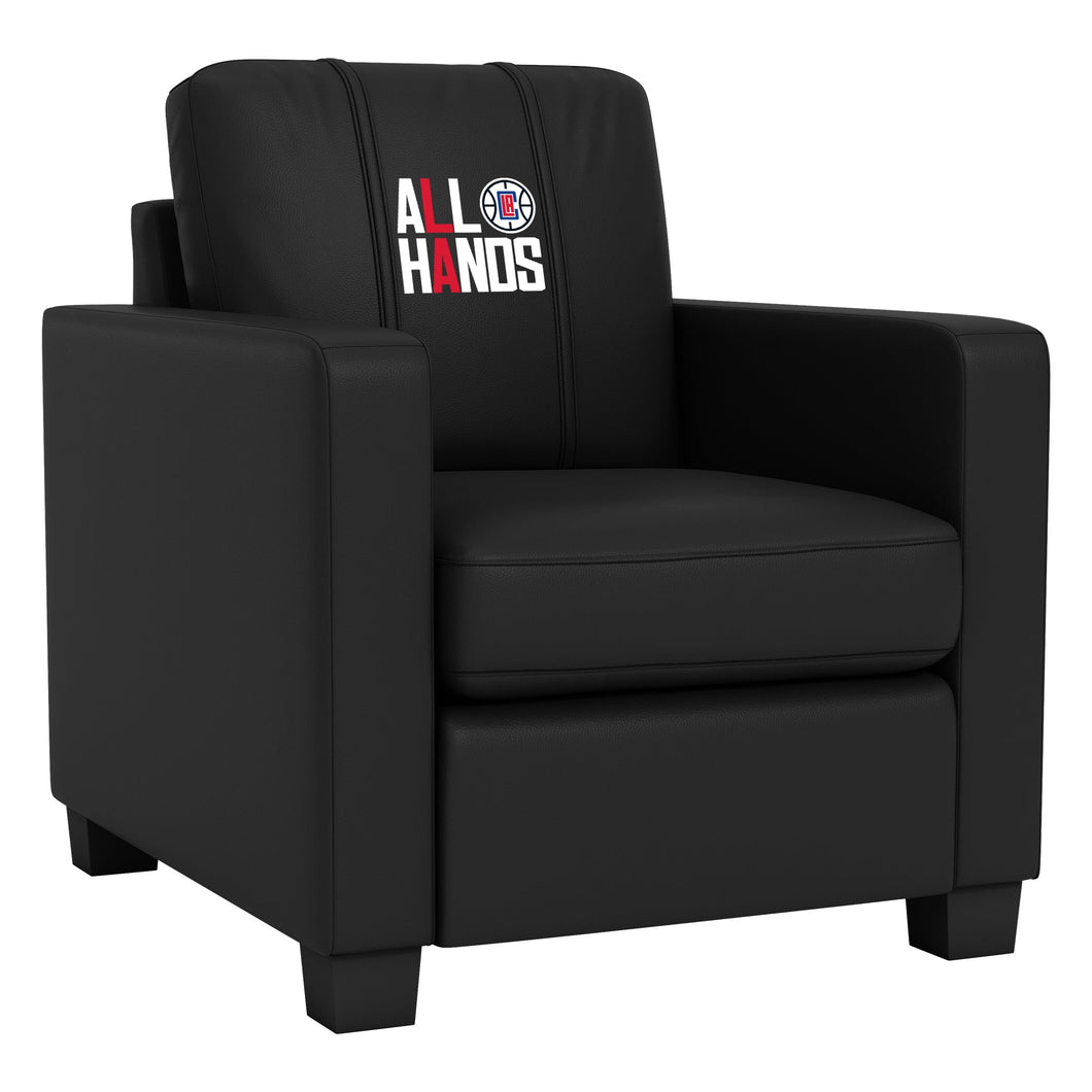 Dyno Stationary Club Chair with Los Angeles Clippers Primary All Hands Playoffs