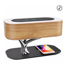 Cargar imagen en el visor de la galería, Hometree Minimalist Table Lamp with Speaker &amp; Wireless Charger
