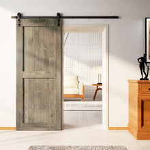 Load image into Gallery viewer, Finished &amp; Unassembled Single Barn Door with Hardware Kit (H Design)
