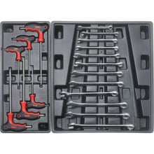 Load image into Gallery viewer, 4 DRAWERS MULTIFUNCTIONAL TOOL CART WITH TOOL SET AND WOODEN TOP
