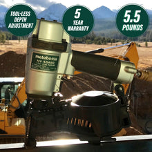 Carregar imagem no visualizador da galeria, Metabo HPT NV45AB2M 1-3/4 In. Coil Roofing Nailer
