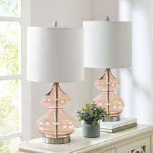 Load image into Gallery viewer, Ellipse Curved Glass Table Lamp, Set of 2
