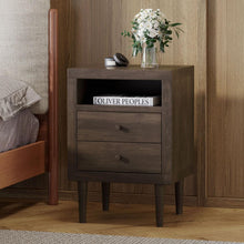 Load image into Gallery viewer, 2-DRAWER NIGHTSTAND
