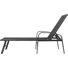 Load image into Gallery viewer, 2 Pieces Set Outdoor Patio Swimming Pool Lounge Gray Color with Pillow
