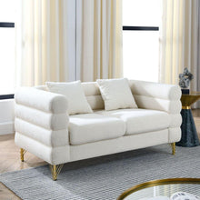 Carregar imagem no visualizador da galeria, 3-seater + 3-seater Combination sofa.White teddy(Ivory)
