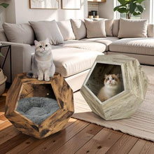 Load image into Gallery viewer, 25.98&#39;&#39; Modern Pet Furniture Cat Carrier, Sofa Side Table, Planter MDF Multifunctional Furniture, Burmese Sumac
