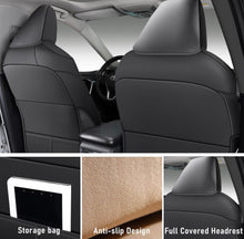 Load image into Gallery viewer, TZAUT-AXLE Leather Car Seat Covers for Toyota RAV4 Hybrid 2019 2020 2021 2022 2023 2024 LE Limited XLE, Non-Slip Full Set Automotive Vehicle Cushion
