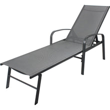 Load image into Gallery viewer, 2 Pieces Set Outdoor Patio Swimming Pool Lounge Gray Color with Pillow
