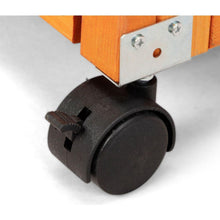 Load image into Gallery viewer, Detachable Rabbit Hutch with Removable Tray and Rolling Casters, Orange
