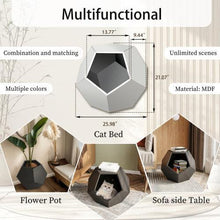 Load image into Gallery viewer, 25.98&#39;&#39; Modern Pet Furniture Cat Carrier, Sofa Side Table, Planter MDF Multifunctional Furniture, Burmese Sumac
