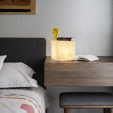 Load image into Gallery viewer, Abak Alabaster Table Lamp
