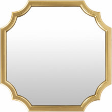 Carregar imagem no visualizador da galeria, Abangay Gold Contemporary Wood Frame Mirror

