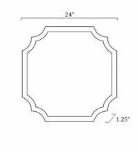 Carregar imagem no visualizador da galeria, Abangay Gold Contemporary Wood Frame Mirror
