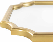 Carregar imagem no visualizador da galeria, Abangay Gold Contemporary Wood Frame Mirror
