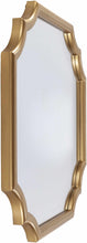 Carregar imagem no visualizador da galeria, Abangay Gold Contemporary Wood Frame Mirror
