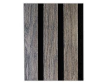 Load image into Gallery viewer, Theory Acoustic 11/16 in. x 6.42 in. x 46 in. Sound Damping Wood Wall Panels - Grey Largo Oak  (16.6 Sq. Ft.)
