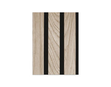 Load image into Gallery viewer, Theory Acoustic 11/16 in. x 6.42 in. x 46 in. Sound Damping Wood Wall Panels - Natural Harmony Oak  (16.6 Sq. Ft.)
