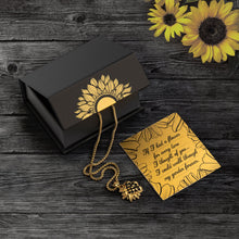 Load image into Gallery viewer, Sunflower Gold Skull Necklace
