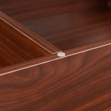 Load image into Gallery viewer, Metal coffee table,desk,with a lifting table,and hidden storage space.There were two removable wicker baskets that could be placed in any space such as the living room,color:brownwith solid wood grain
