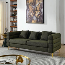 Carregar imagem no visualizador da galeria, 3-seater + 3-seater Combination sofa.Green teddy
