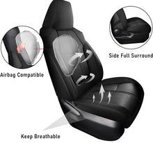 Load image into Gallery viewer, TZAUT-AXLE Leather Car Seat Covers for Toyota RAV4 Hybrid 2019 2020 2021 2022 2023 2024 LE Limited XLE, Non-Slip Full Set Automotive Vehicle Cushion
