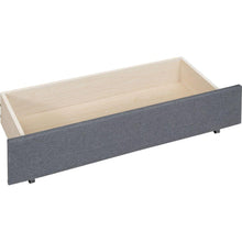 Load image into Gallery viewer, Full Size Upholstered Platform Bed with 2 Drawers and 1 Twin Size Trundle, Classic Headboard Design, Gray
