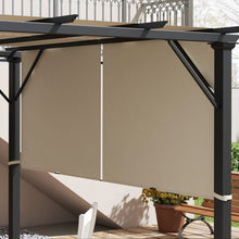 Load image into Gallery viewer, 2 PCS 4 x 18ft Pergola Canopy Replacement, UV Protection Pergola Shade Cover, Easy to Install for 10 x 11.8ft Pergola, Khaki
