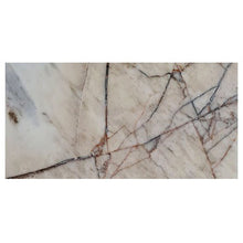 Carregar imagem no visualizador da galeria, Agora Gold White Exotic Marble Polished Floor and Wall Tile - Large Format - Livfloors Collection
