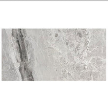 Carregar imagem no visualizador da galeria, Agora Royal Gray Marble Polished Floor and Wall Tile - Large Format - Livfloors Collection

